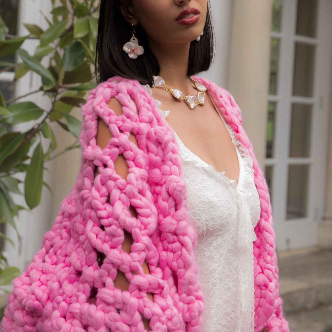 Cloud Cardi - Candyfloss Pink
